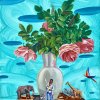 44 Phsychedlic Orpheus, 2026, acrilico e olio su tela cm 60x40 jpg